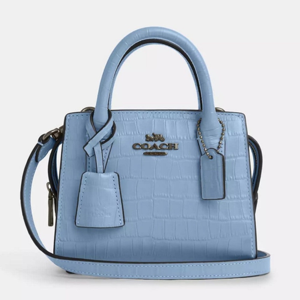 NWT Coach Andrea Mini Carryall Blue $235 OBO